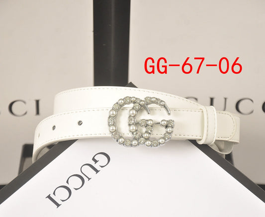 New Gucci GG Supreme Belt with G buckle women