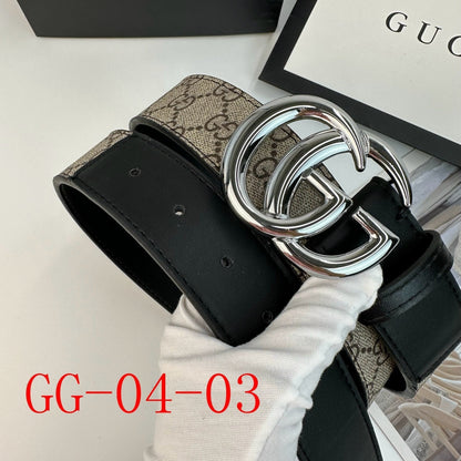 Gucci GG Supreme Belt with G buckle men women