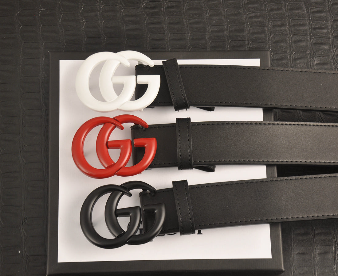 New Gucci GG Supreme Belt with G buckle men women