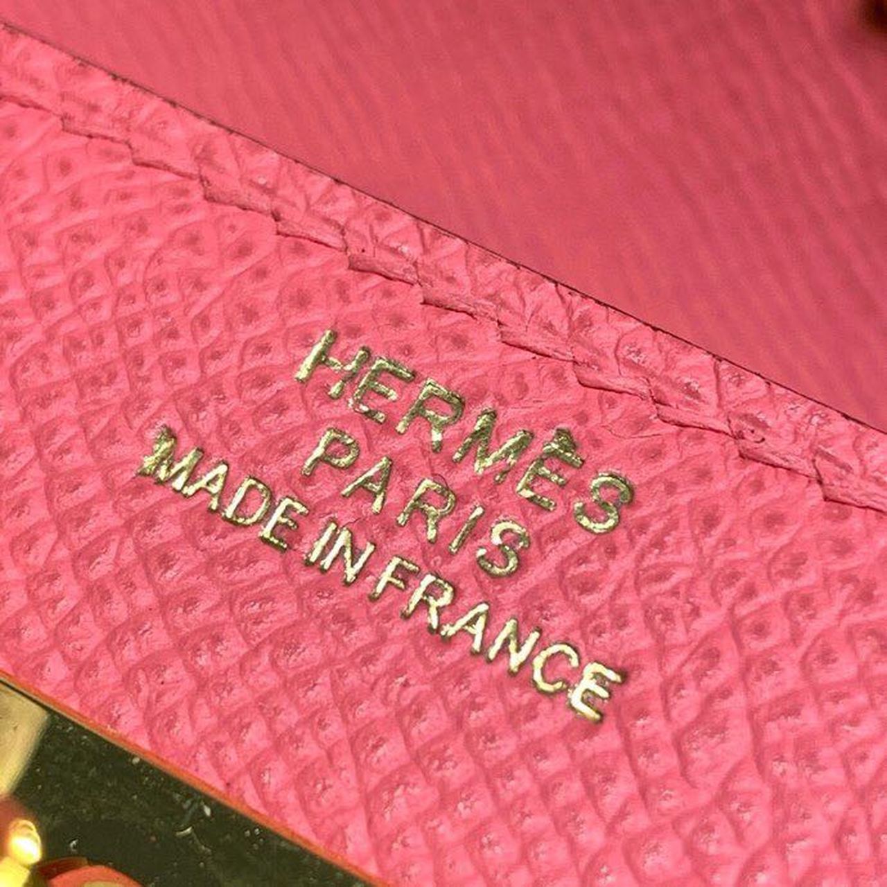 HM Kelly Wallet To Go Woc Pink With Gold Toned Hardware Bag For Women 8.2in/21cm