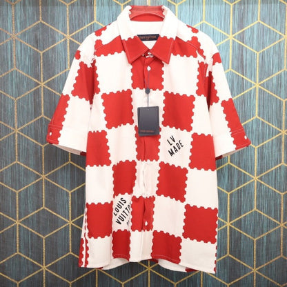 Louis Vuitton Giant Damier Short-Sleeved Shirt 1A9GS0