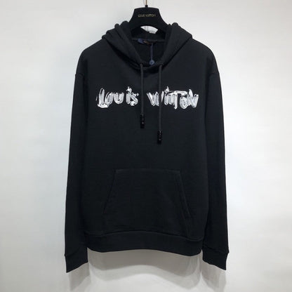 Louis Vuitton Graphic Hoodie Black 1A9SVP