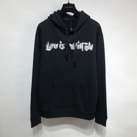 Louis Vuitton Graphic Hoodie Black 1A9SVP