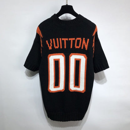 Louis Vuitton Chunky Intarsia Football T-Shirt 1A9SXG