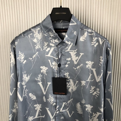 Louis Vuitton LV Printed Leaf Regular Shirt 1AA4ID