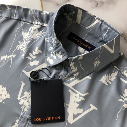 Louis Vuitton LV Printed Leaf Regular Shirt 1AA4ID