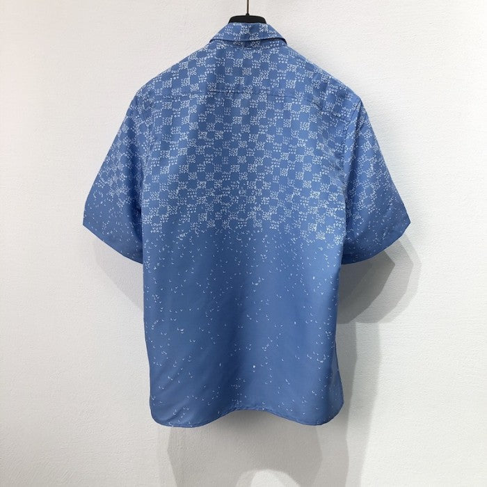 Louis Vuitton Damier Spread Short-Sleeved Hook Detail Shirt 1AA5EO