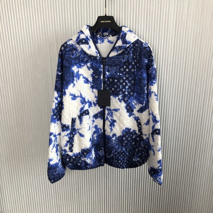 Louis Vuitton Monogram Bandana Windbreaker Blue