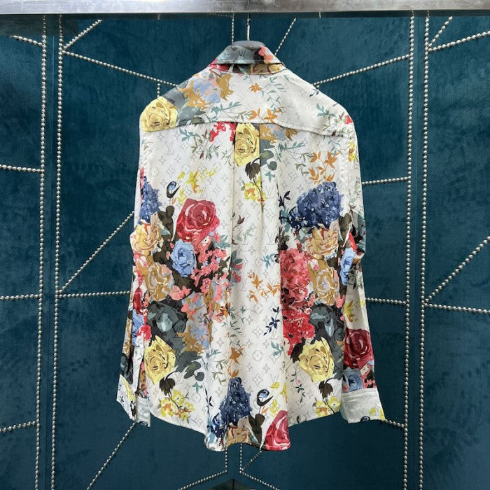 Louis Vuitton Classic Flower Shirt 1AAGKY