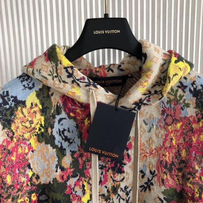 Louis Vuitton LV Flower Graphic Jacquard Hoodie 1AAGNV