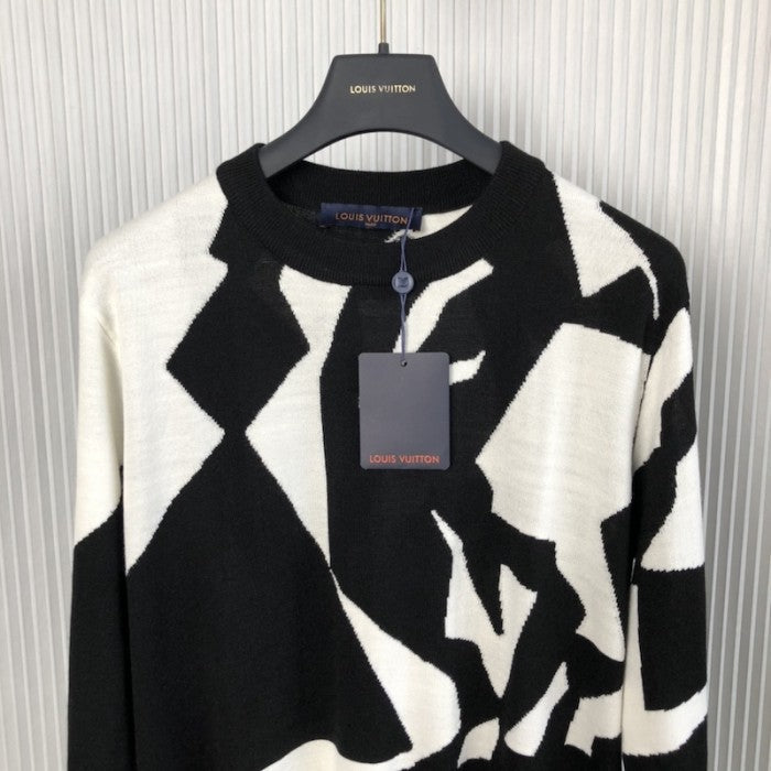 Louis Vuitton LV Abstract Houndstooth Crewneck 1AAU2W