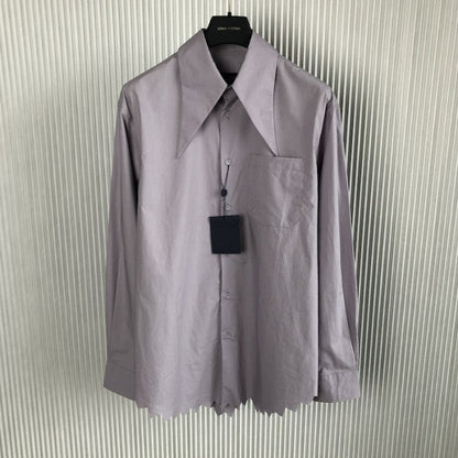 Louis Vuitton Knotted Collar Long-Sleeved Shirt 1AB5F7