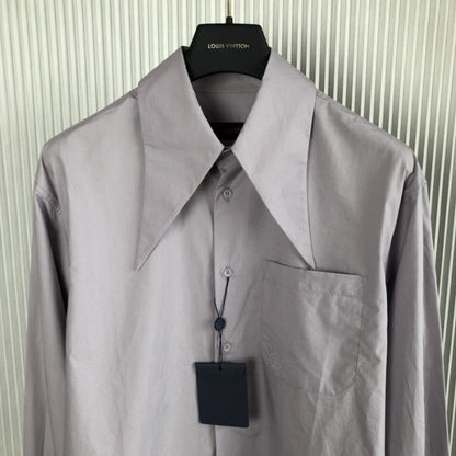 Louis Vuitton Knotted Collar Long-Sleeved Shirt 1AB5F7