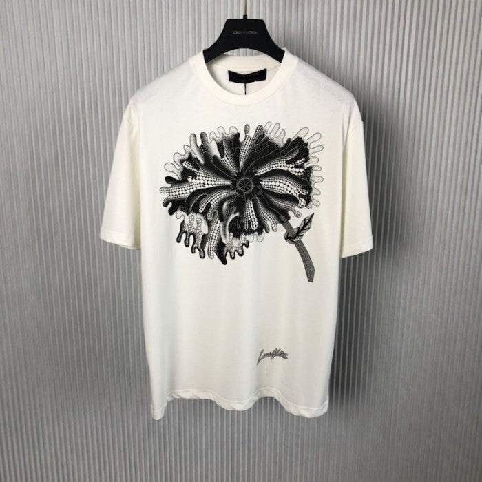 LV x YK Psychedelic Flower Regular T-Shirt 1AB6IJ