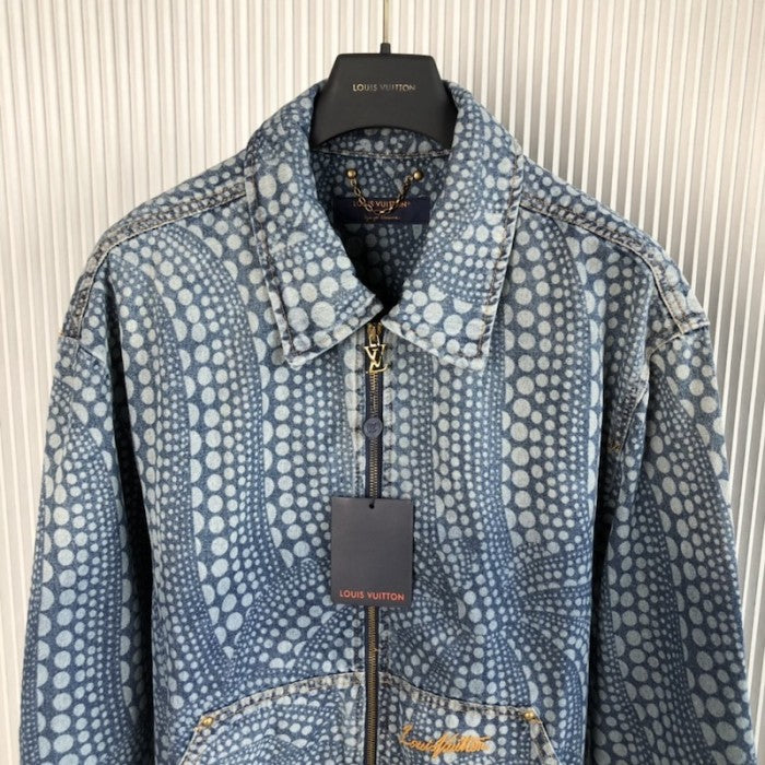 Louis Vuitton LV x YK All Over Pumpkin Denim Blouson 1AB6OP