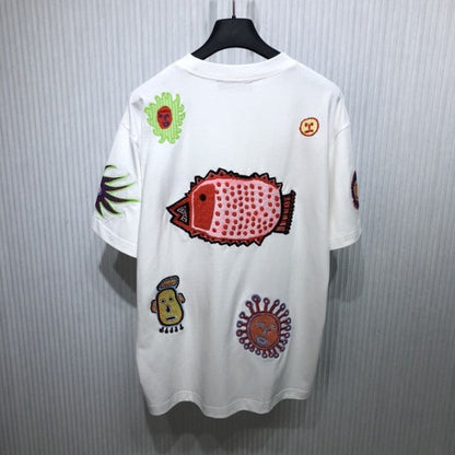 Louis Vuitton LV x YK Embroidered Faces T-Shirt 1AB6OX