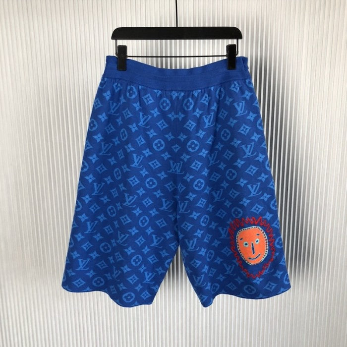 Louis Vuitton LV x YK Monogram Faces Knitted Shorts 1AB762