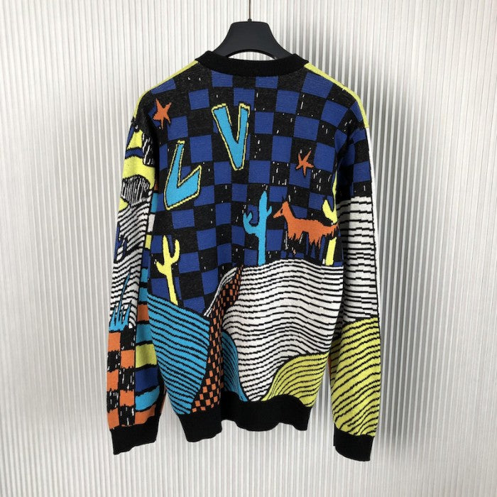 Louis Vuitton Cotton Jacquard Crewneck 1ABJ87