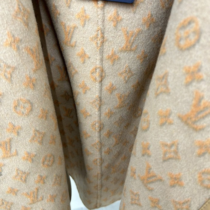 Louis Vuitton 3D Monogram Double-Breasted Wrap Coat 1ABT6V