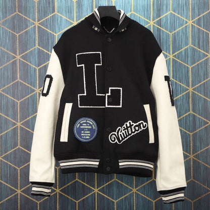 Louis Vuitton Baseball Jacket With Patches 1A5CYI