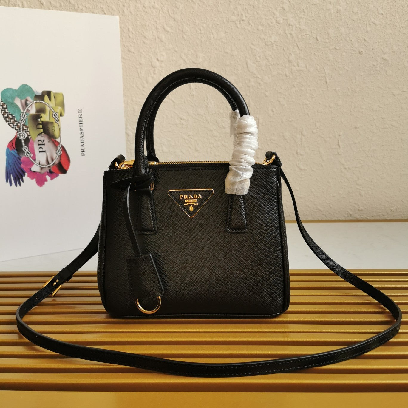 Prada Mini Galleria Bag In Saffiano Leather