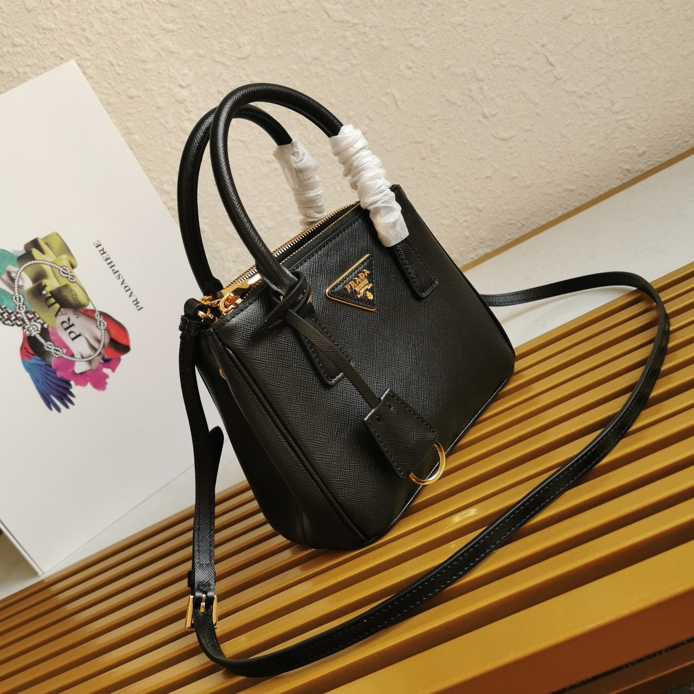 Prada Mini Galleria Bag In Saffiano Leather