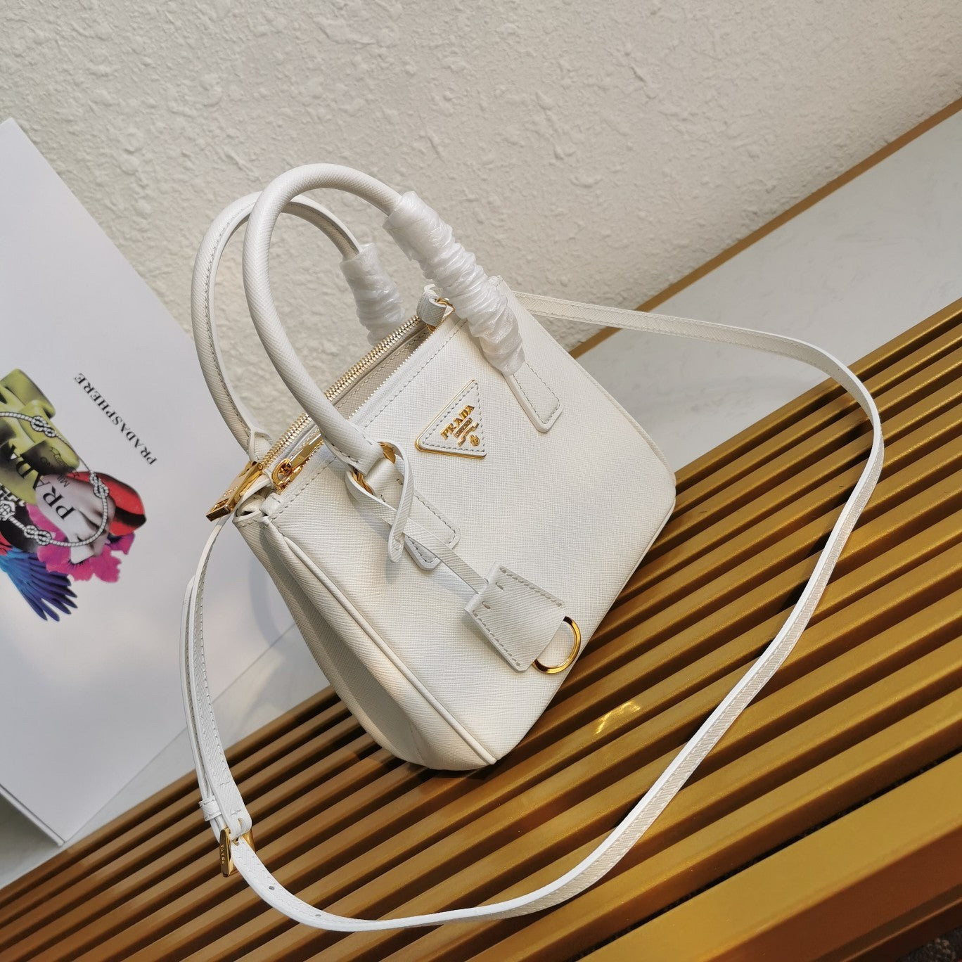 Prada Mini Galleria Bag In Saffiano Leather