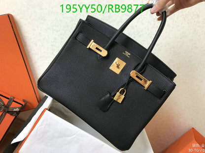 Hermes Women Birkin 30 Bag in Epsom Leather with Gold Hardware