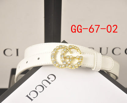 New Gucci GG Supreme Belt with G buckle women