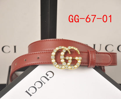 New Gucci GG Supreme Belt with G buckle women