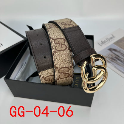 Gucci GG Supreme Belt with G buckle men women