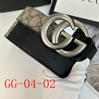 Gucci GG Supreme Belt with G buckle men women