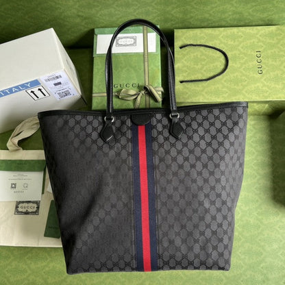 Gucci x Balenciaga The Hacker Project Large Tote Bag Black