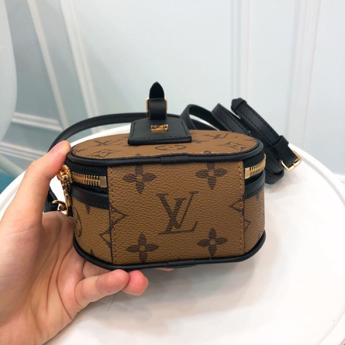 LV Mini Boite Chapeau Monogram Reverse coated canvas M68276