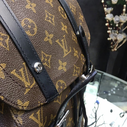 LV christopher pm monogram macassar backpack M43735