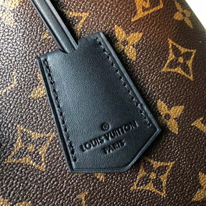 LV  Monogram Canvas Flower Hobo Bags Black M43545