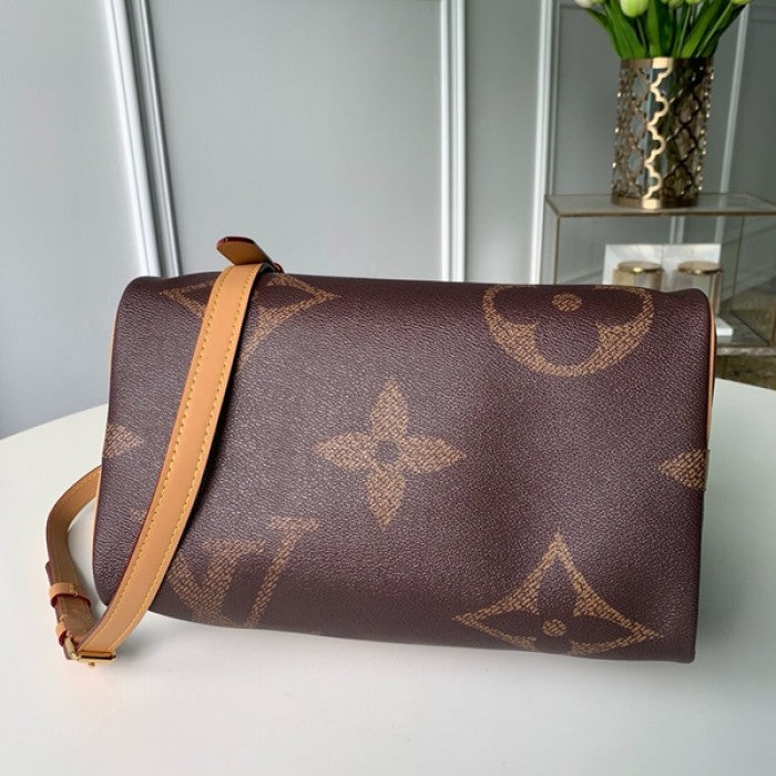 LV  Monogram and Monogram Reverse coated canvas Speedy 30 M44602