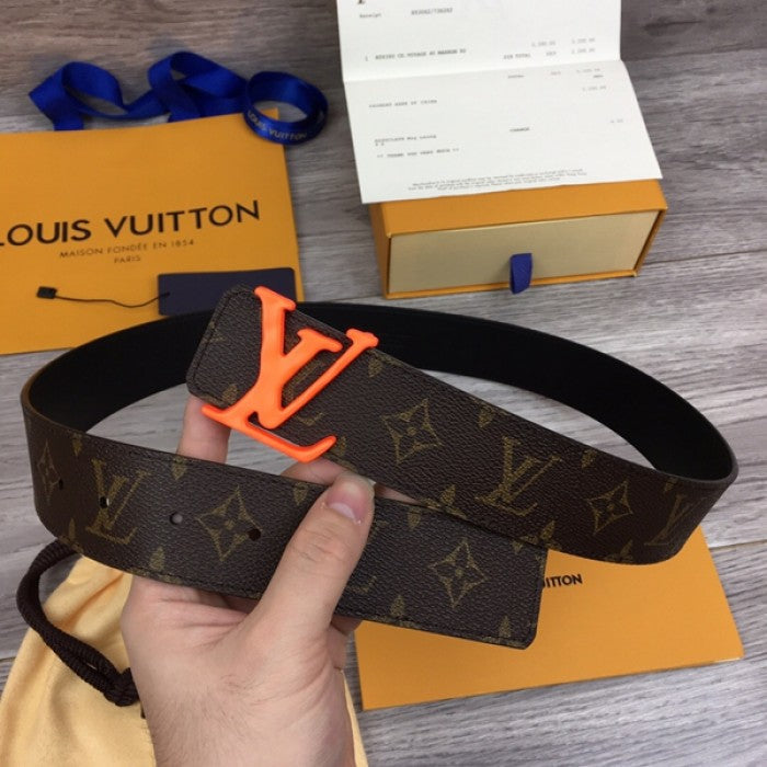 LV monogram canvas shape 40mm belt MP216Q