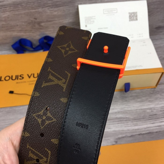 LV monogram canvas shape 40mm belt MP216Q