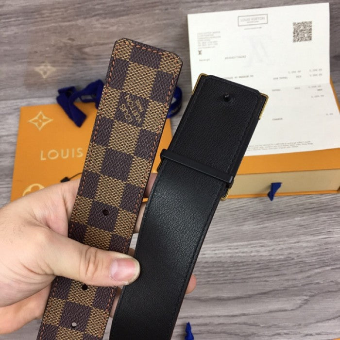 LV damier ebene neo trunk 40mm reversible belt M0185Q