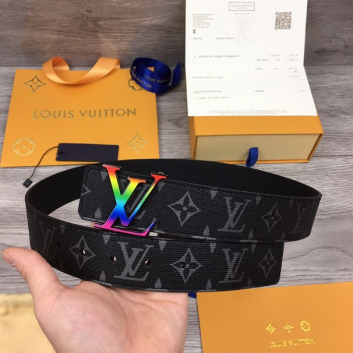 LV Taiga Leather Initiales 40MM Reversible Belt MP130T