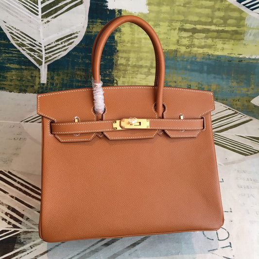 HM Birkin Earth Orange For Women Gold-Toned Hardware 11in/30cm