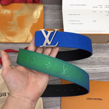 Louis Vuitton LV Initials Taurillon Illusion 40MM Reversible Belt M0502T