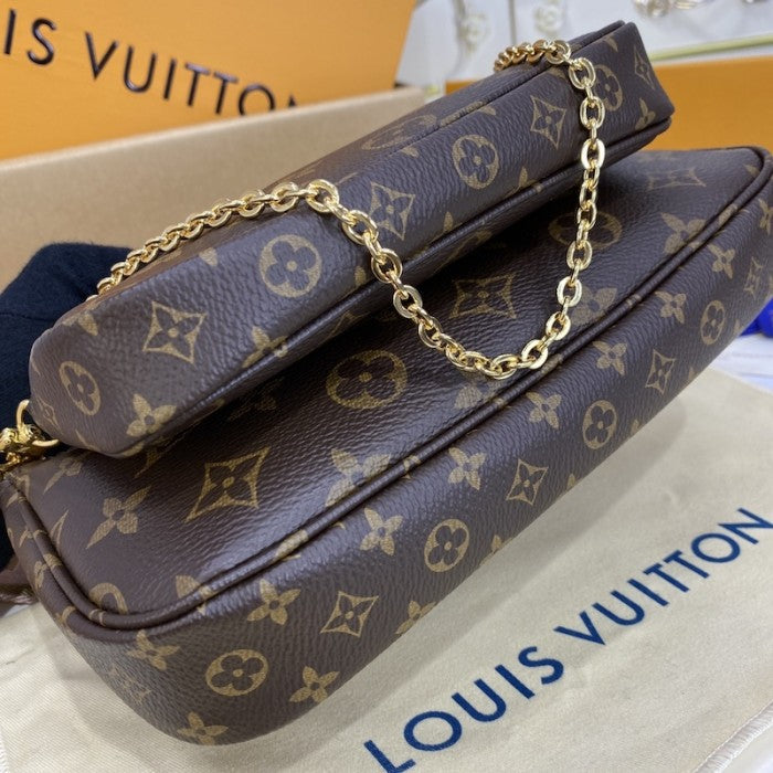 Louis Vuitton Monogram Canvas Multi Pochette Accessoires Bag Pink LV M44840