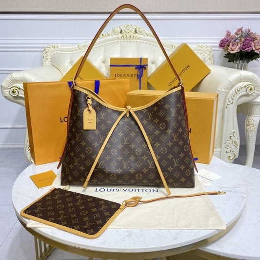 Louis Vuitton Monogram Canvas CarryAll MM Handbag M46197