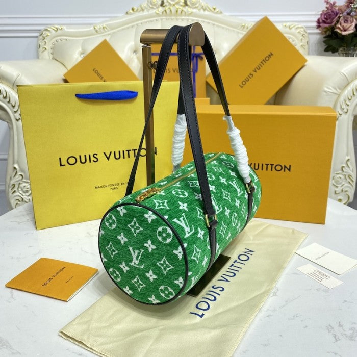 Louis Vuitton Monogram jacquard velvet Papillon Bag LV M46206