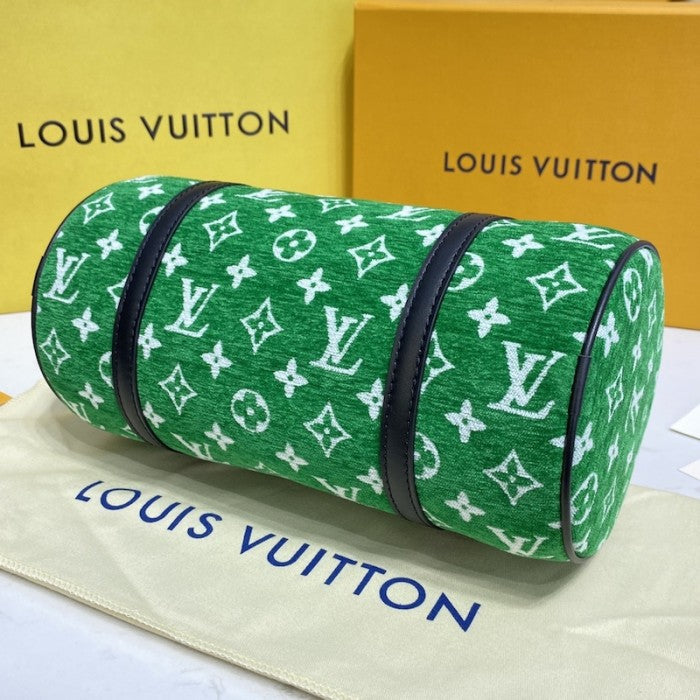 Louis Vuitton Monogram jacquard velvet Papillon Bag LV M46206