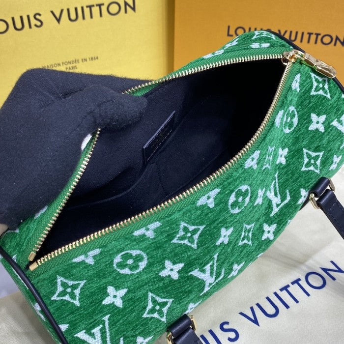 Louis Vuitton Monogram jacquard velvet Papillon Bag LV M46206