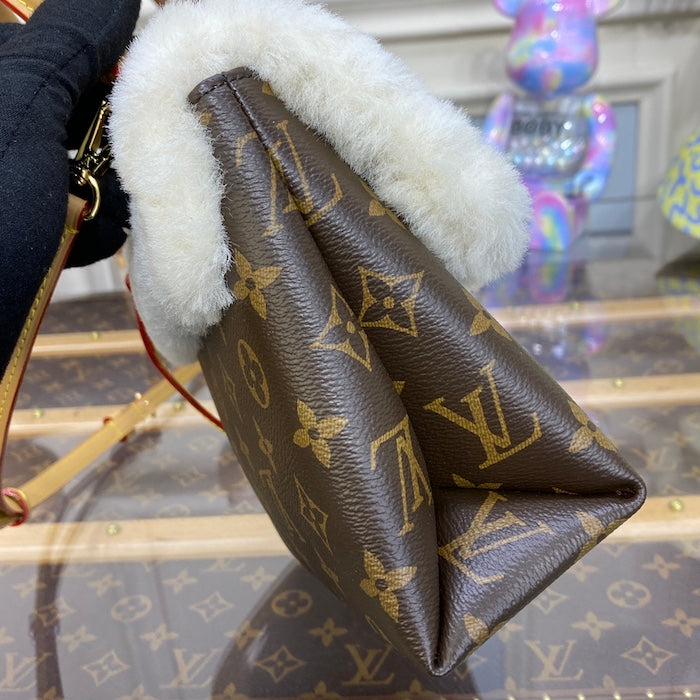 Louis Vuitton Monogram Canvas and Shearling Locky BB M46318