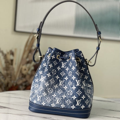 Louis Vuitton Monogram Denim Petit Noe Bag M59606